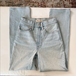Madewell Women's High Rise Jeans in Light Blue